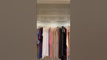 Closet organization pt two! 👚✨ On my Amazon under “Closet Organization” link in bio #organization