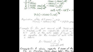 Applications Involving Exponential Functions