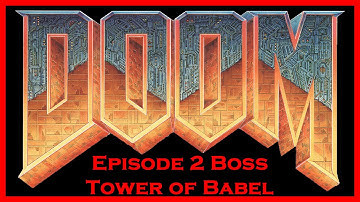 Doom (1993) E2M8: Tower of Babel (All Secrets/100% Kills) Ultra-Violence Walkthrough (UV max)