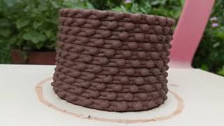 Working on Surface Texture ... Ceramic 3D Printer Clay in use