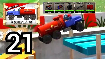 21.Mini Racing Adventures - ALL TRACKS Walkthrough→(TANKER TRUCK✅)←Mobile Gameplay (Modded)
