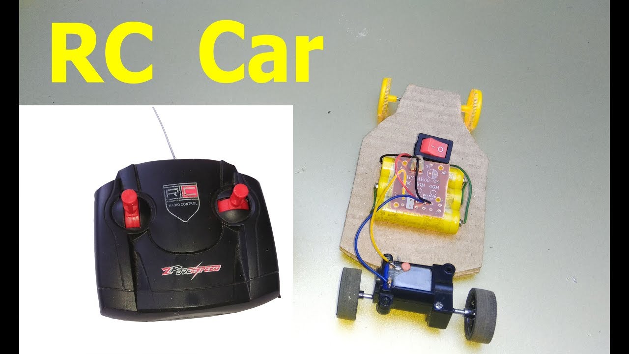How To Make Remote Control Car At Home YouTube