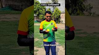 Tenis Ball Experiment 🏏🎉 #cricket #academy #challenge #bowlervibes #tending #cricketlover #shorts