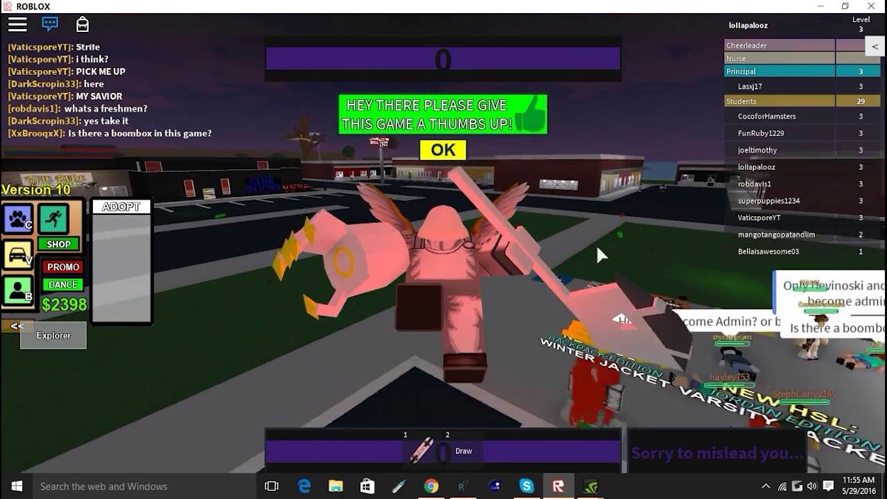 Roblox Exploiting High School Life Killing Oders Youtube - exploit in roblox