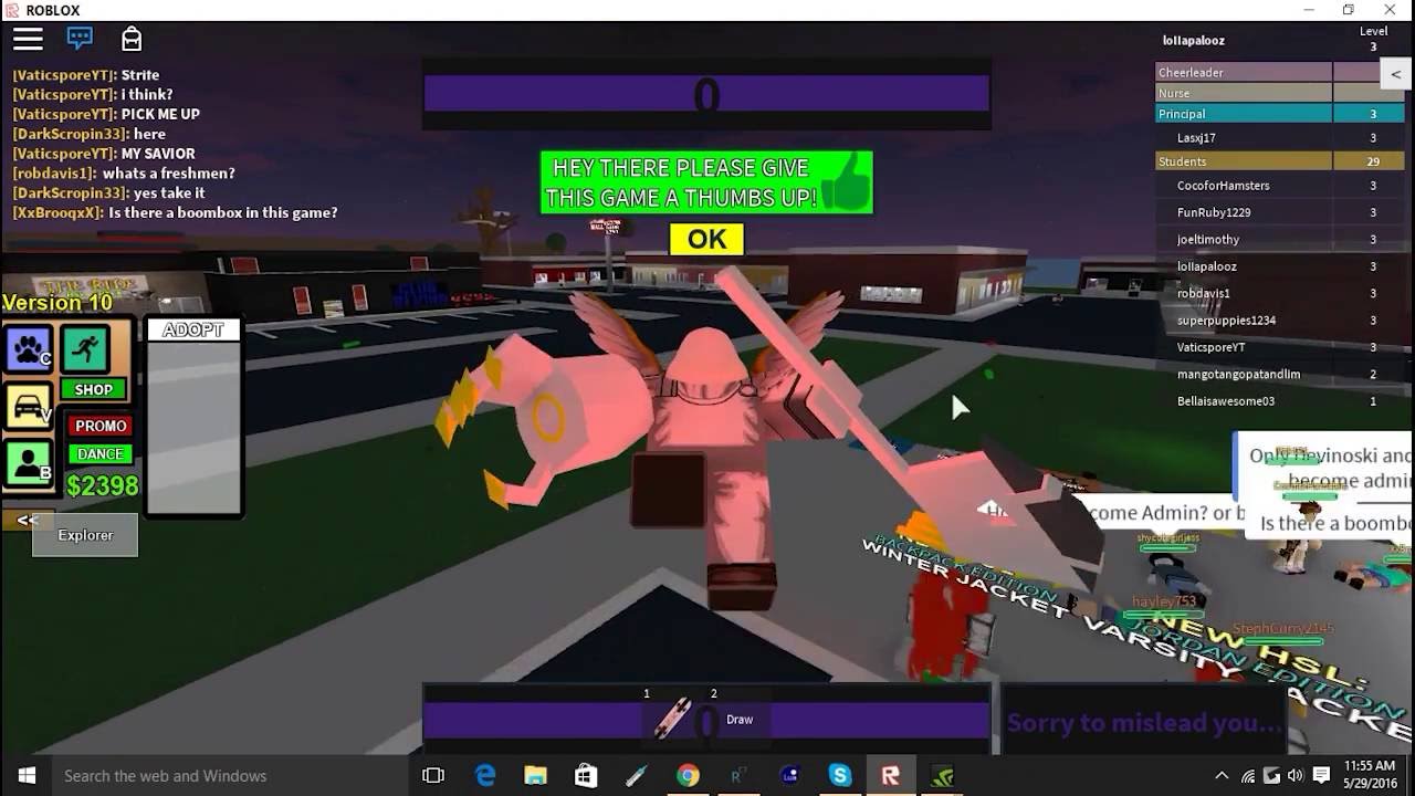 Roblox Exploiting High School Life Killing Oders Youtube - roblox exploiting 5 killing everyone in roblox top model