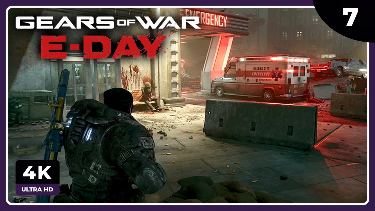 GoW #7 | EL HOSPITAL | GEARS OF WAR: E-DAY Gameplay Español