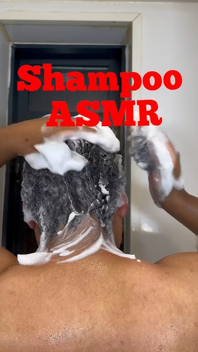 Shampoo ASMR #naturalhair #washday #asmr - YouTube