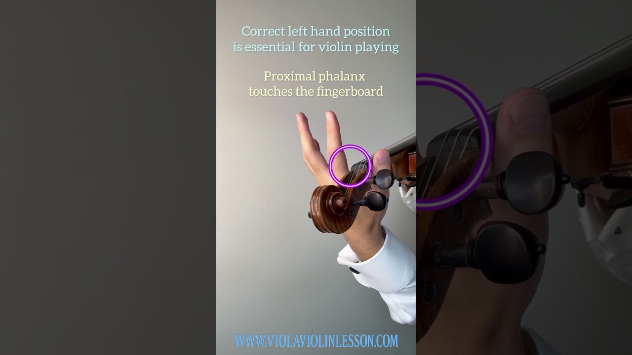 🎻 How to set your left hand perfectly in violin playing 