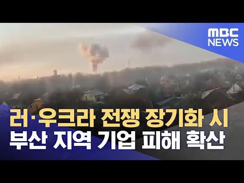 러시아-우크라이나 전쟁 장기화 시 <strong>부산</strong> 지역 <strong>기업</strong> 피해 확산 (2022.03.02/뉴스데스크/부산MBC)