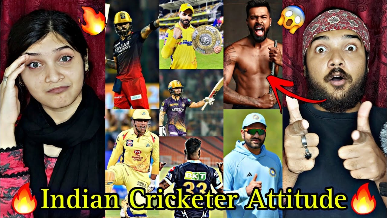 INDIAN Cricket Attitude Video Reaction | Virat Attitude | Dhoni ...