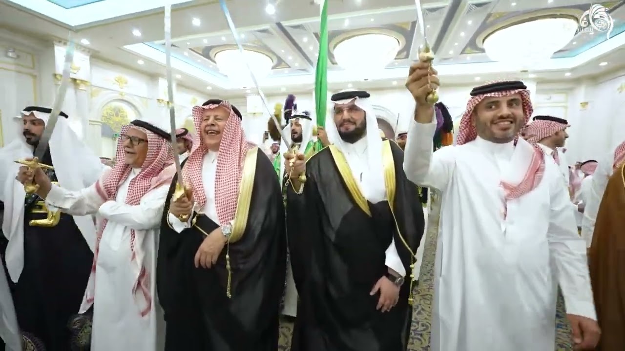 زفة عريس فرقة أطياف العرضة السعودية - قاعة أماسي جدة - للتواصل  0541411313