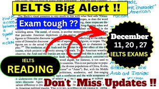 06,11,20 & 27 December IELTS Exam Reading Prediction| Most challenging Questions #ieltsprediction