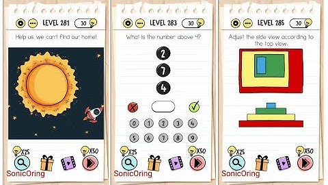 Brain Test Level 281 282 283 284 285 Walkthrough