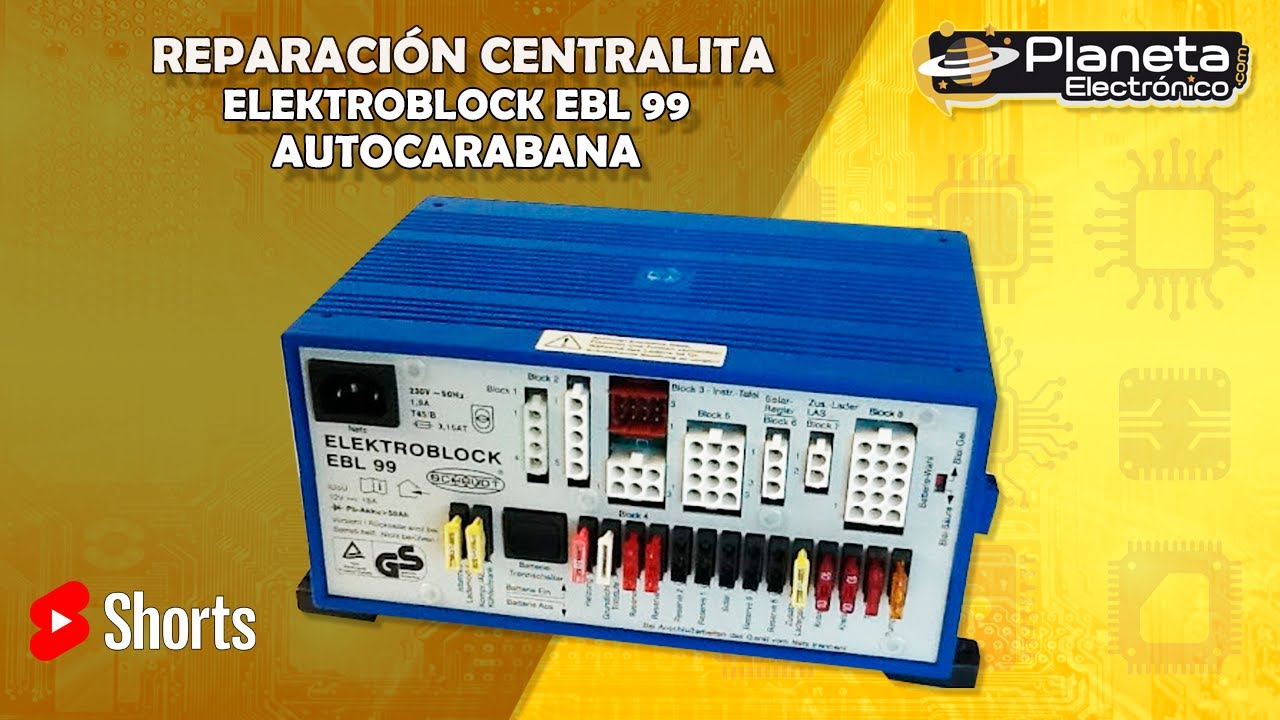 YouTube SHORTS Reparación centralita ELEKTROBLOCK EBL 99