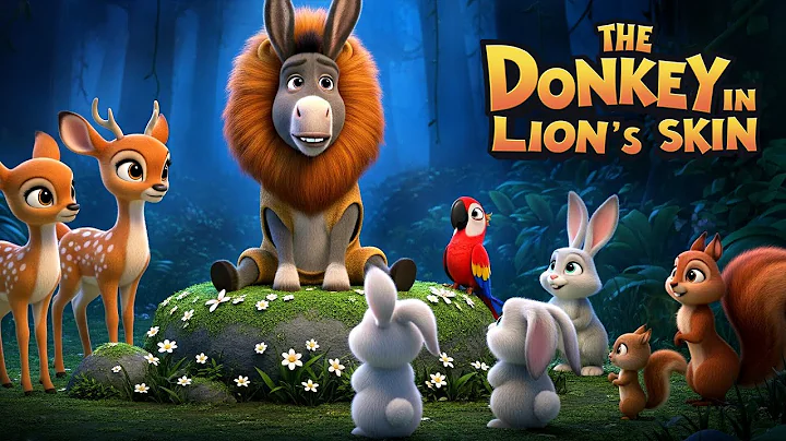 The Donkey in the Lion’s Skin 🐴🦁 | English Moral Stories | Bedtime Stories