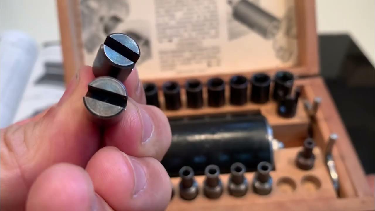 Bergeon 2301 Key to let down and wind up mainsprings of clocks YouTube