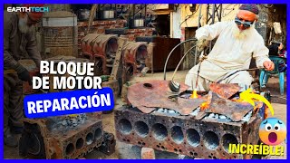  Cmo Soldar Y Reparar Un Bloque De Motor  Trucos Artesanales 