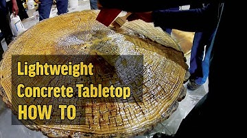 How To Make A Lightweight Concrete Table