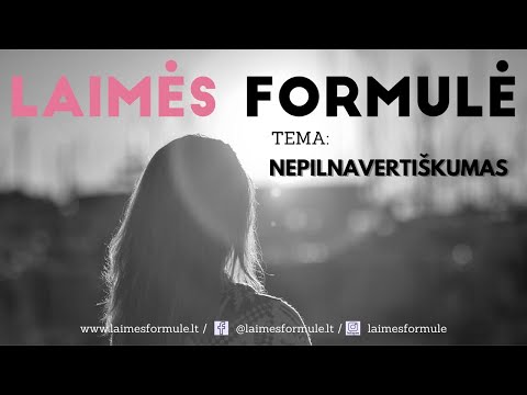 Video: Kaip įveikti Nepilnavertiškumo Kompleksą