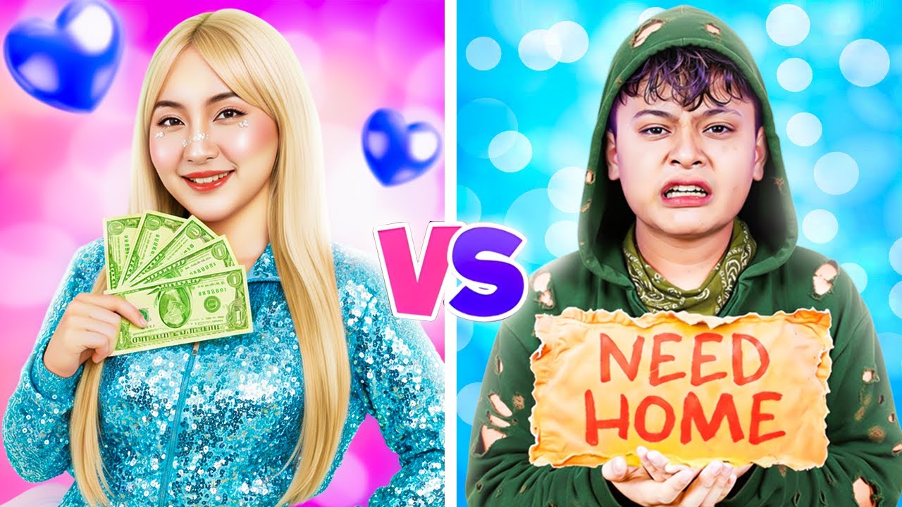 ¡Chica Rica Vs Chico Pobre! Transformación Extrema De Indigente A Superestrella