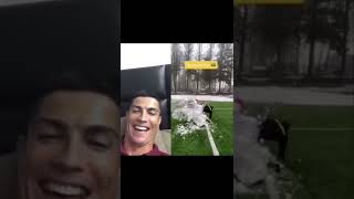 ردة فعل كريستيانو رونالدو على لاعبين