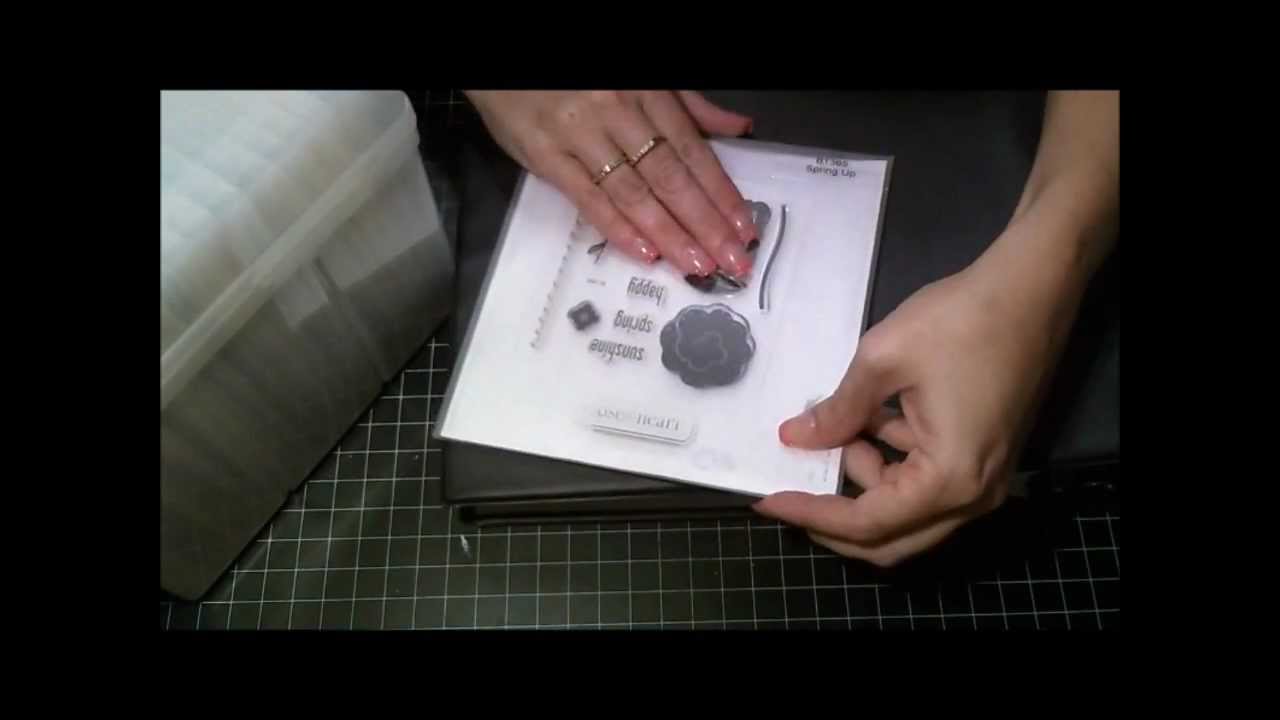 Close to my heart stamp storage idea