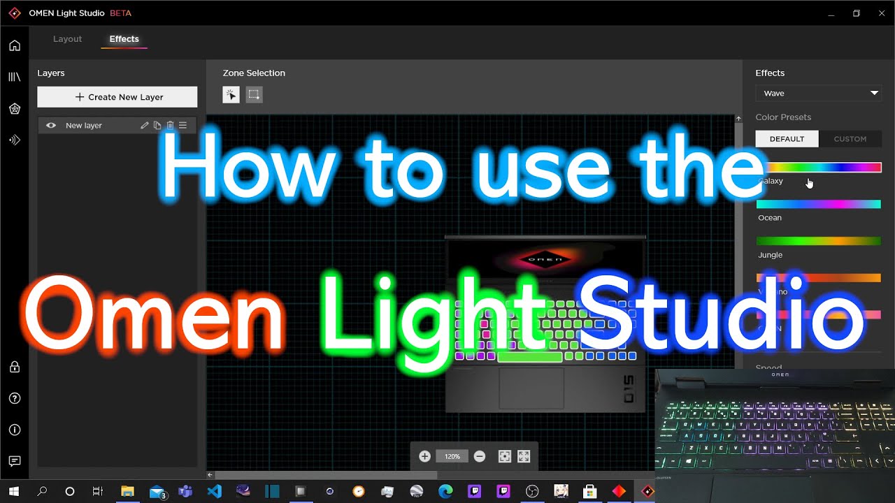 How to Use the Omen Light Studio YouTube