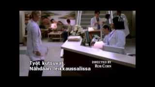 Arizona robbins' first appearance on grey's. clip from episode "wish
you were here" with finnish subtitles.