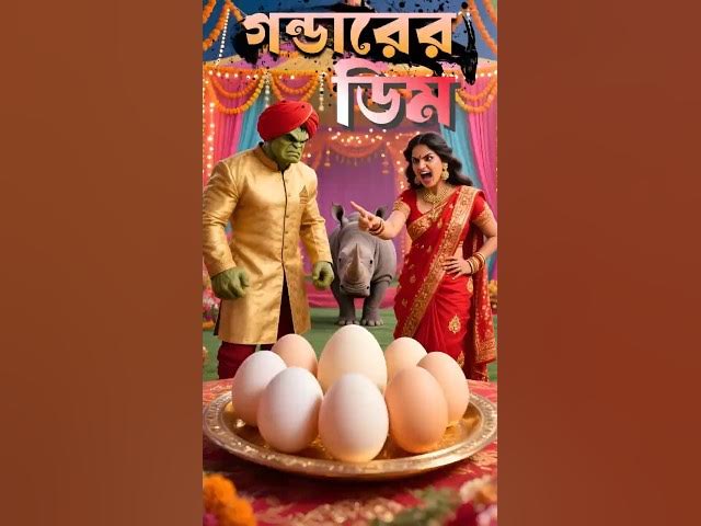 হাল্ক আর গন্ডারের ডিম কাণ্ড 😂 | Hulk Bangla Funny Video 2025