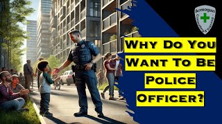 Why Do You Want To Be A Police Officer