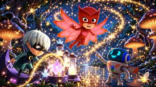 PJ Mask : Owlette and the FIREFLY Glow! A Bright Forest Surprise Appears 🌌 | PJ Masks Animation