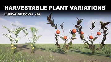 Unreal Survival #24 - Harvestable Plant Variations