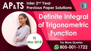 HelloClass: AP/TS Definite Integral of Trigonometric Function 2M - 68