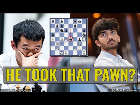 He took THAT pawn? | Gukesh vs Ding Liren | Tata Steel 2024
