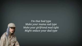 BILLIE EILSIH - BAD GUY (OFFICIAL LYRICK)