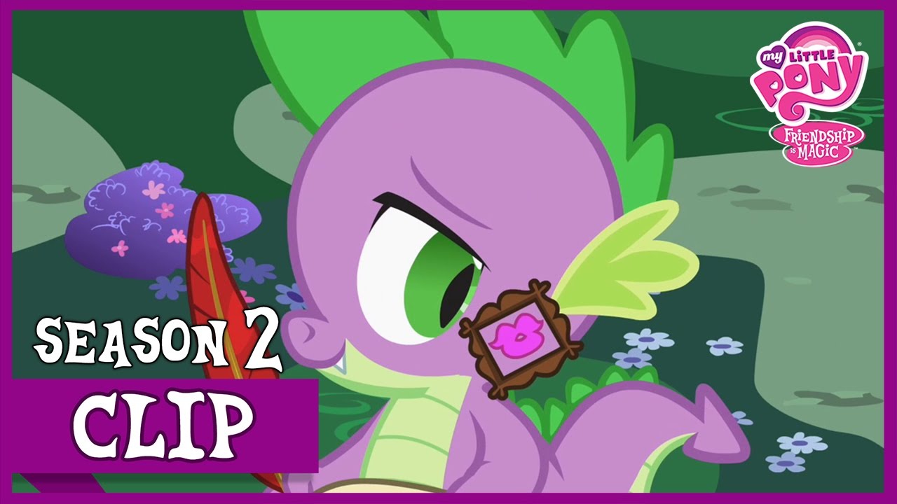 Spike's Kiss-shaped Cheek (Secret of My Excess) | MLP: FiM [HD] - YouTube