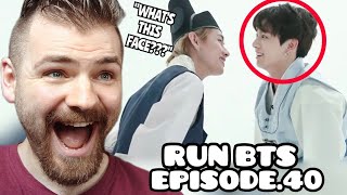 First Time Reacting to RUN BTS | EPISODE 40 | LUNAR NEW YEAR SPECIAL | 김치대첩 | REACTION
