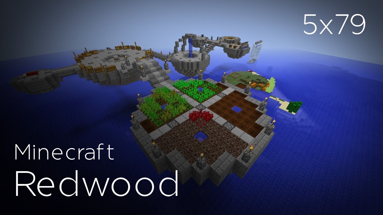 Minecraft Redwood 5x79 Les plantations YouTube