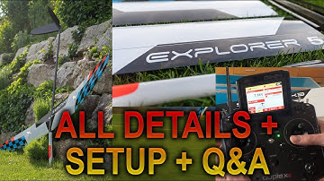 All Details - How to Setup - Q&A - RC Thermal Soaring Glider Explorer 5 - NAN Models