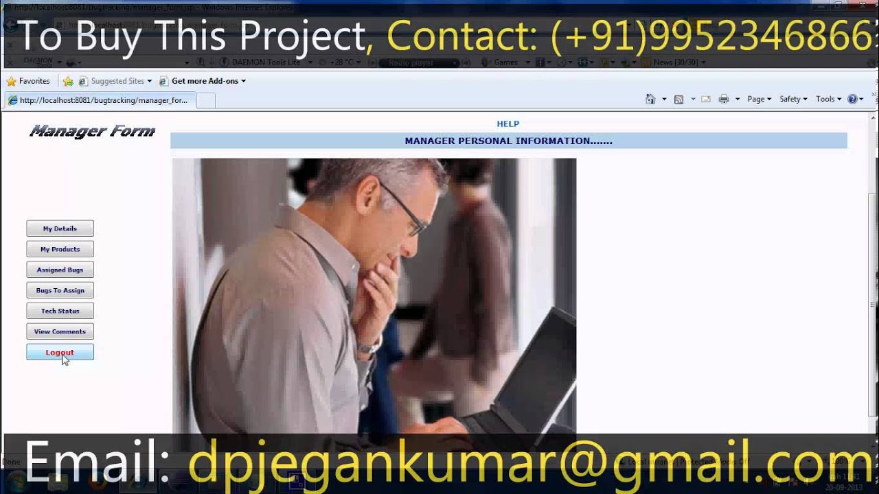Bug Tracking System Java Project - YouTube