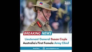 Lieutenant General Susan Coyle Australia's First Female Army Chief