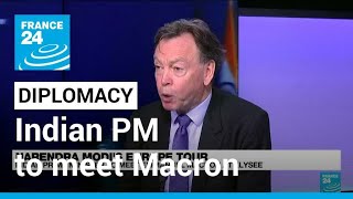 Narendra Modi's Europe tour: Indian PM to meet Macron at Elysée Palace • FRANCE 24 English