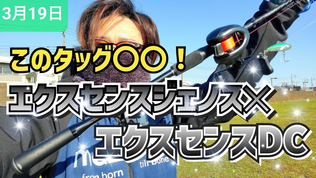 エクスセンスジェノス✕エクスセンスDC、シーバスベイトタックル