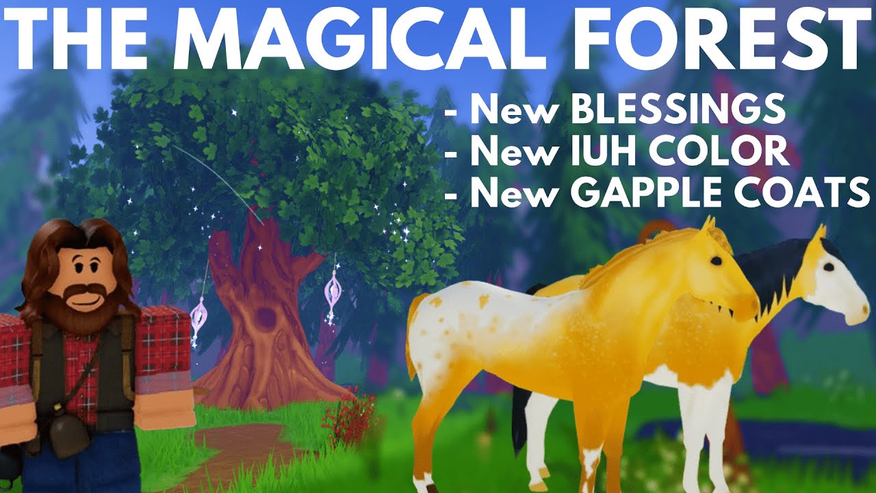 The NEW MAGICAL FOREST ISLAND And BLESSED TREE Have ARRIVED In WILD HORSE ISLANDS on ROBLOX