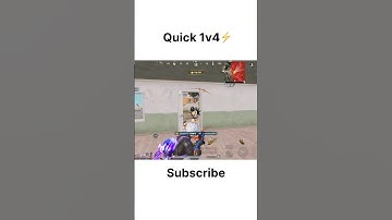 Quick 1v4💀#shortsfeed #shortvideo #short #shorts #trendingshorts #bgmi #pubgmobile #pubg1v4clutches