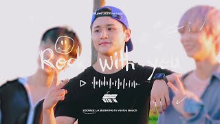 [4K] 230822 LA BUSKING in Venice Beach 8TURN (에잇턴) JAEYUN (재윤) - 세븐틴 ' Rock with you ' cover cam