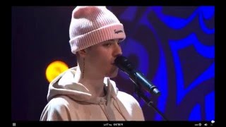 Justin Bieber Performing home To Mama  At purposeinto  07122015