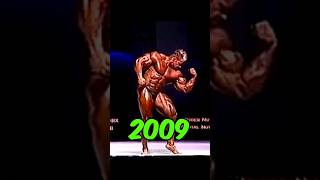 🔥JAY CUTLER 1995 vs 2009💪