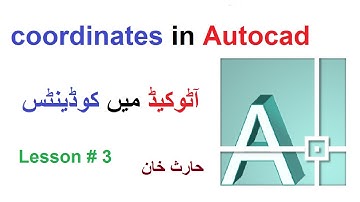 HOW TO CREAT COORDINATE WITH LISP IN AUTO CAD URDU/HINDI