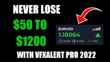 Never Lose - $50 to $1200 - with vfxalert pro 2022 - Best trading Quotex options strategy 2022